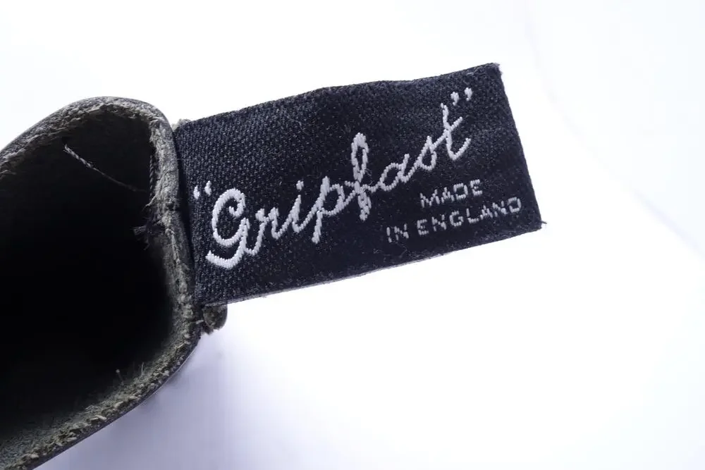 Gripfast Boots Mens Size 10 US 9 EU Black Leather Cap Toe Combat Made England